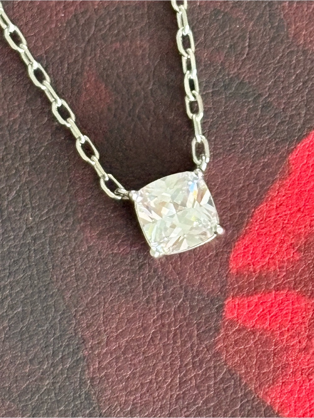 Stella & Dot Inheritance Solitaire Pendant - Silver - Picture 2 of 6